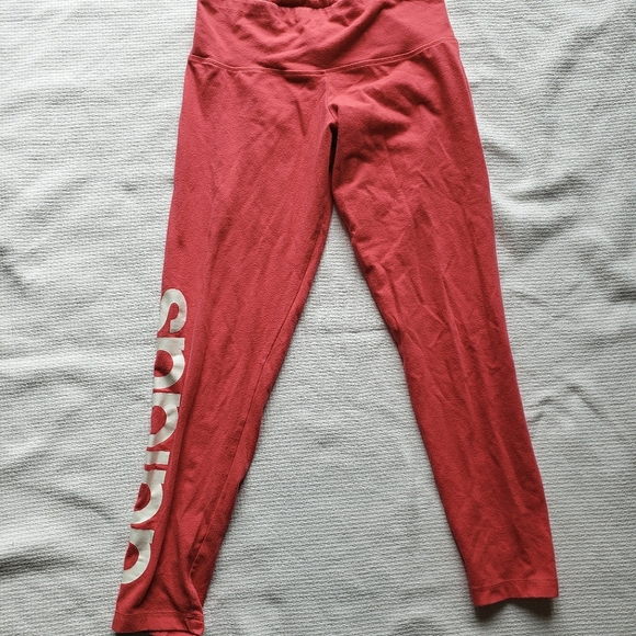 adidas Pants - Adidas Climalite Cotton Athleisure Capri Cropped Legging, Pink, Women's Medium